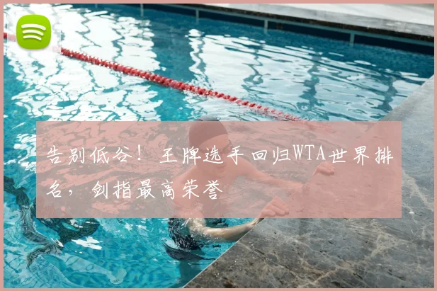 告别低谷！王牌选手回归WTA世界排名，剑指最高荣誉
